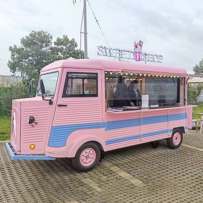 4 Rodas Elétricas Vans móveis para alimentação rápida multiuso Snack Catering Bebidas Café