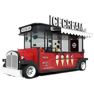 Customizado 2022 Sorvete Multifuntcional Bebida Fria Café Leite Chá Trailer Van