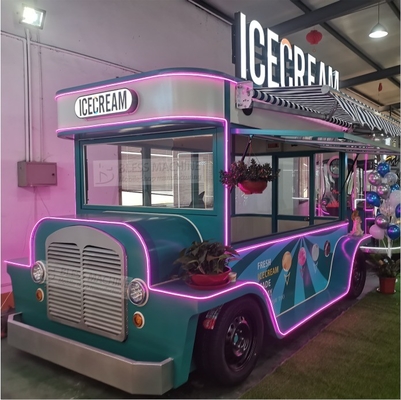 Customizado 2022 Sorvete Multifuntcional Bebida Fria Café Leite Chá Trailer Van