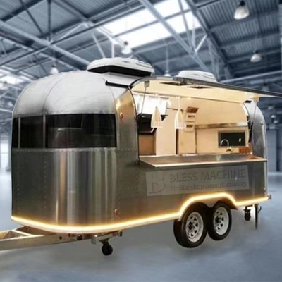 2022 Electric Mobile Wine Cocktail Drink Bar Van Customizado Trilha de aço inoxidável