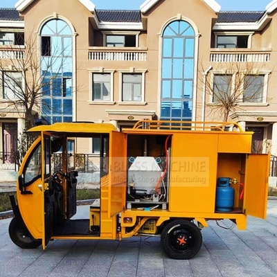 2022 Automóvel elétrico móvel Lavar Triciclo Pedicab Três rodas com garantia de comércio