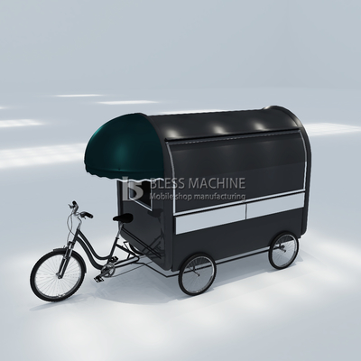 2022 Outlet Multipurpose Mobile Fast Food Snack Bebidas Bebidas Pedal Bicicleta Triciclo