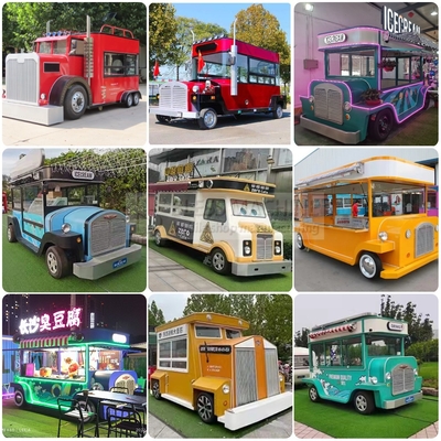 2023 Cosméticos Elétricos Móveis Personalizados Produto de Maquiagem Cuidados da Pele Carrinho Boutique Trailer