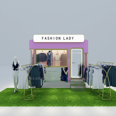 Loja móvel comercial 2022 Eletrônica Dama de Moda Jura Caminhão de roupas para vendas de roupas