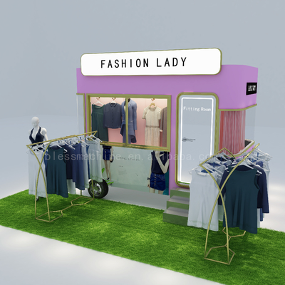 Loja móvel comercial 2022 Eletrônica Dama de Moda Jura Caminhão de roupas para vendas de roupas