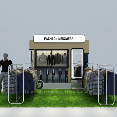 Fornecimento direto Carrinho móvel elétrico para calçados de rua ao ar livre Roupas masculinas de moda