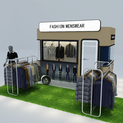 Fornecimento direto Carrinho móvel elétrico para calçados de rua ao ar livre Roupas masculinas de moda