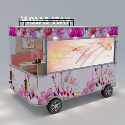 Salão de manicure móvel de unhas elétrico Carrinho de caminhão de reboque 2023 Chegada quente do outlet
