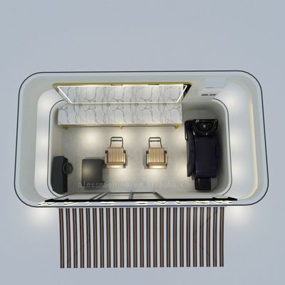 Voltagem 110v/220v Caminhão móvel eléctrico de barbearia com 3.0kw de potência e garantia de comércio