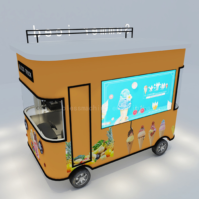 2022 Global Electric Mobile Ice Cream and Cold Drink Truck personalizado para Verão gelado