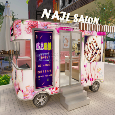 2022 Outlet Cosmetologia Cabeleireiro Manicure Elétrico Móvel Salão de beleza Caminhão