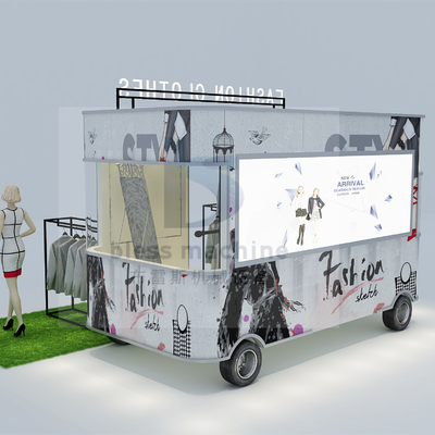 2022 Loja de roupas móveis elétricas Van Truck para roupas masculinas, femininas e infantis
