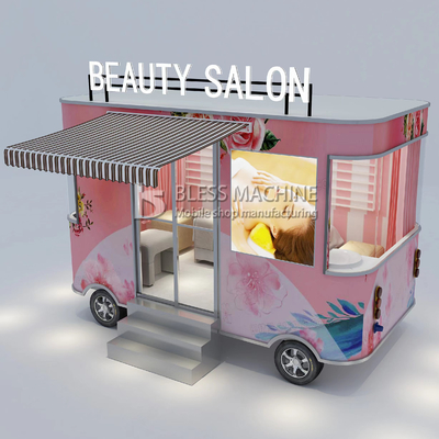 40 km/h Salão de beleza Elétrico Móvel Cosmetologia Cuidados da Pele SPA Van Truck Trailer
