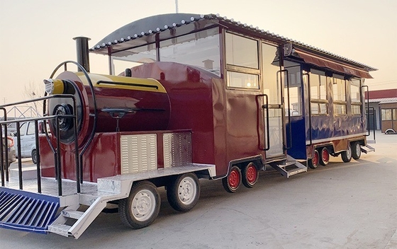 Trem de estilo cenário Food Truck Food Trike móvel para garantia comercial e vendas ao ar livre