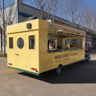 Carrinha elétrica móvel para fast food lanches sorvete e bebidas mais prático