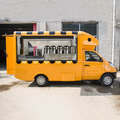 Carrinha elétrica móvel multiuso perfeita para varejistas que precisam de fast food