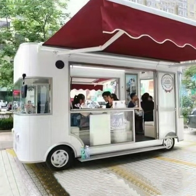 2023 Loja de produtos de varejo de commodities alimentares móveis elétricos Boutique Van Truck Trailer Cart
