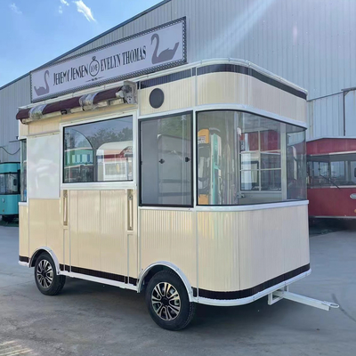 2023 Loja de produtos de varejo de commodities alimentares móveis elétricos Boutique Van Truck Trailer Cart