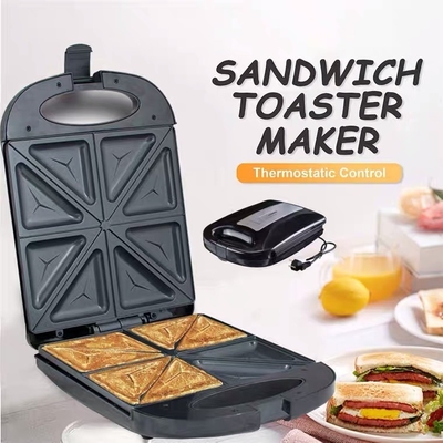 KJ-302 Máquina de sanduíches e waffles Panini para uso doméstico com características multifuncionais
