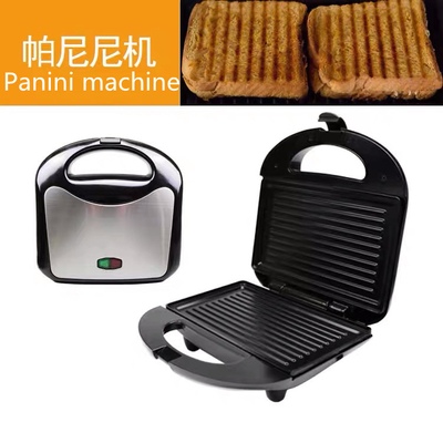KJ-302 Máquina de sanduíches e waffles Panini para uso doméstico com características multifuncionais
