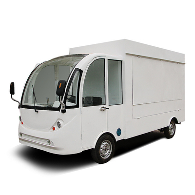 Caminhão de lanches para casa multifuncional móvel elétrico de quatro rodas pequeno-almoço fast food