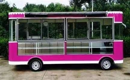 Reboque móvel multifuncional para cozinhar e vender alimentos L420cm*W180cm*H230cm