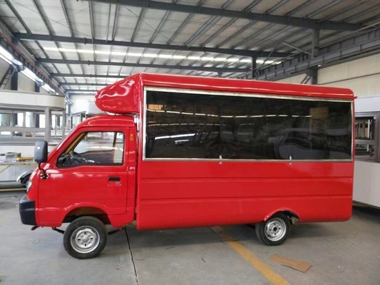Caminhão de lanches para casa multifuncional móvel elétrico de quatro rodas pequeno-almoço fast food
