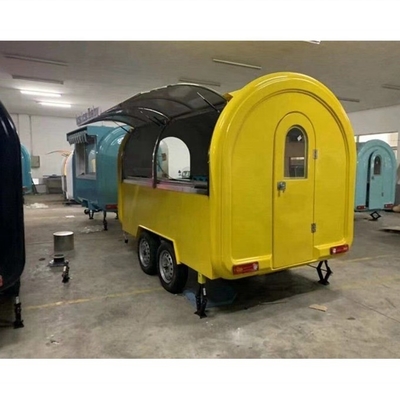 3500W e carro de cachorros quentes de aldeia doméstica personalizável com quiosque de venda de comida na rua do friteiro