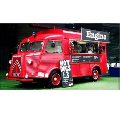 Multifuncional 2000w Quatro Rodas Elétrico Hambúrguer Snack Carro Comercial