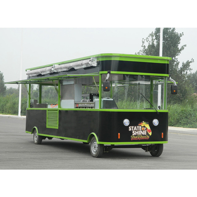 Caminhão de comida elétrico familiar com super desempenho feito de aço inoxidável 304