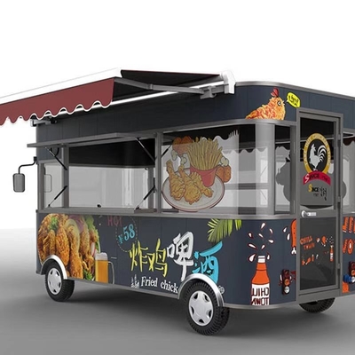 Caminhão de alimentação elétrico para funcionalidades personalizáveis de várias cenas e baseadas em solicitações do cliente