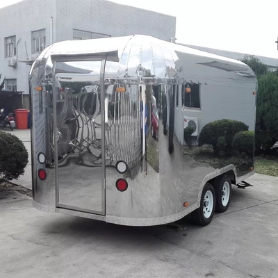 2022 Capacidade Food Truck Trailer com design de aço inoxidável e multifuncional