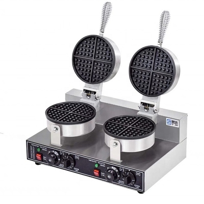 Máquina de Waffle de Super Desempenho do Mercado de Varejo com 1400w de potência e baixo investimento
