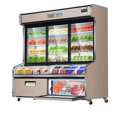 R404a Refrigerante e frigorífico de super desempenho de 10 graus de temperatura congelador com baixo investimento