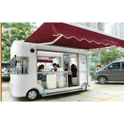 Fibra de vidro de aço inoxidável Food Truck Trailer BLS-125A Potência personalizada