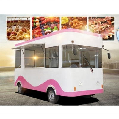 Fibra de vidro de aço inoxidável Food Truck Trailer BLS-125A Potência personalizada
