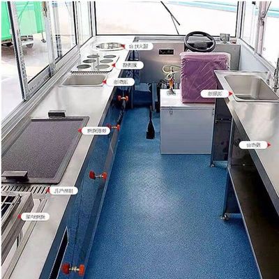 Caminhão de comida a Vendre Economia de custos com design amigável e boa reputação