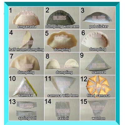 Máquina de fazer bolinhos para Samosa Empanada 6000pcs/h