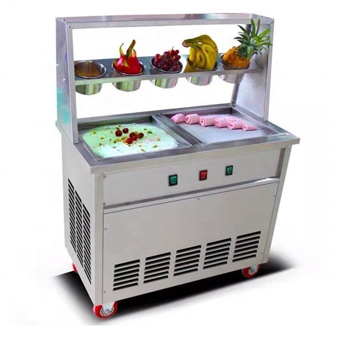 Botão automático de descongelamento por 23 anos Máquina de gelado de pedra fria de mármore