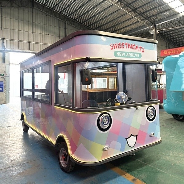 Reboque móvel para carrinho de aquecimento de alimentos móveis de rua/reboque de alimentos crepe e amplamente utilizado