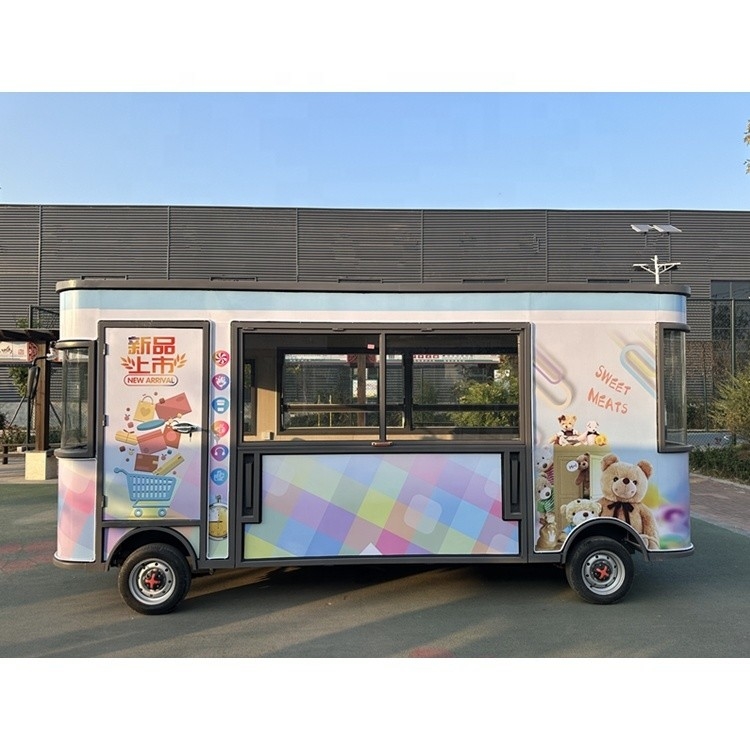 2024 Economia de energia comercial BBQ Hot Food Van para fast food ao ar livre nos padrões dos EUA