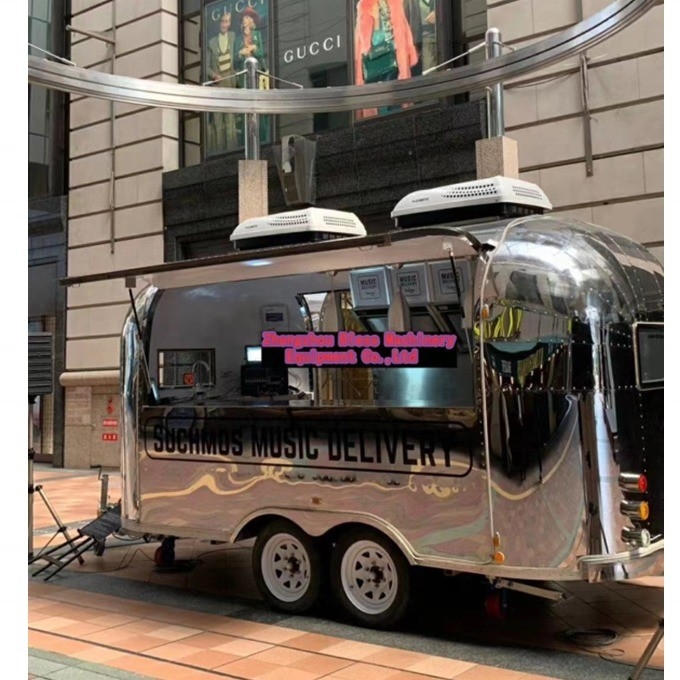 Trailer de comida de rua Carrinhos de comida rápida Airstream A adição perfeita para qualquer cozinha doméstica
