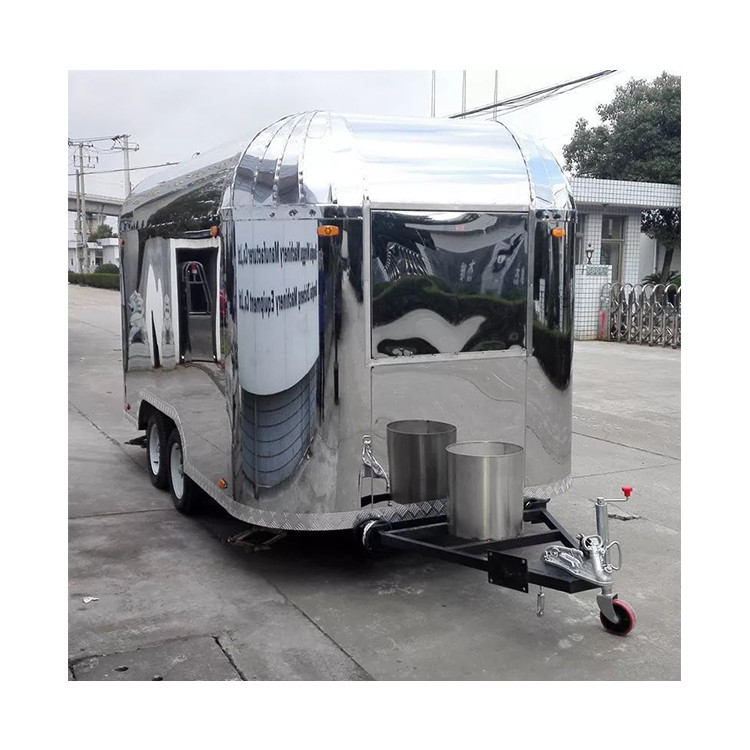 110V/220V/380V Voltage Small Food Trailer de aço inoxidável para fast food van em direto
