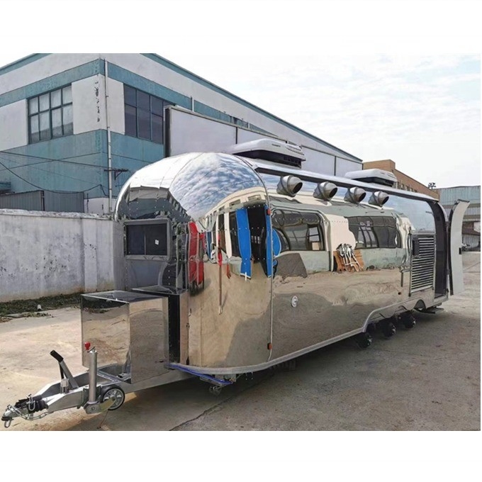 65 km/h Velocidade para reboque de carro Camper Van Equipamento Vending Trailer Design amigável para o utilizador