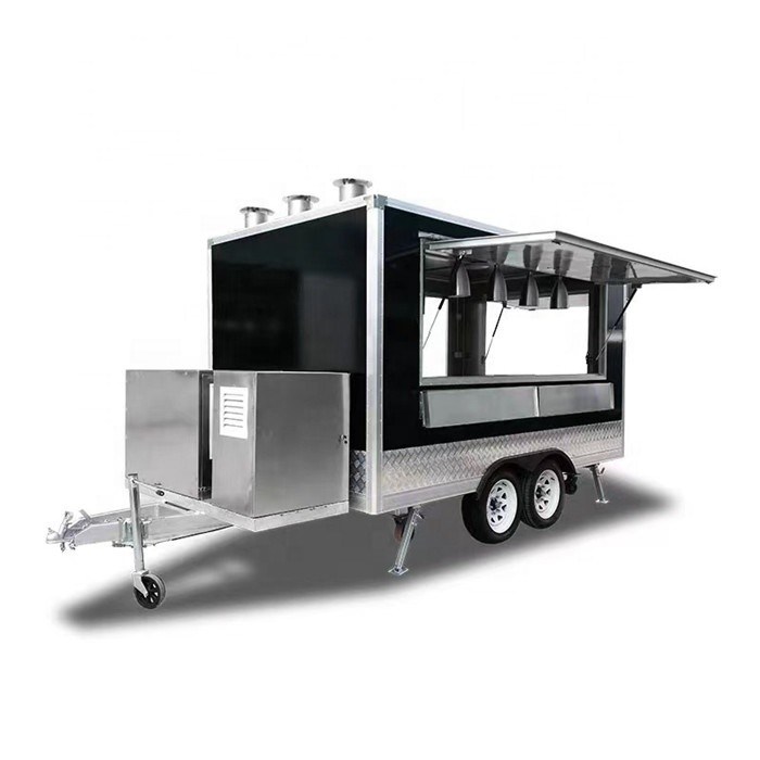 3000*2100*2500MM Caminhão de alimentos de aço inoxidável
