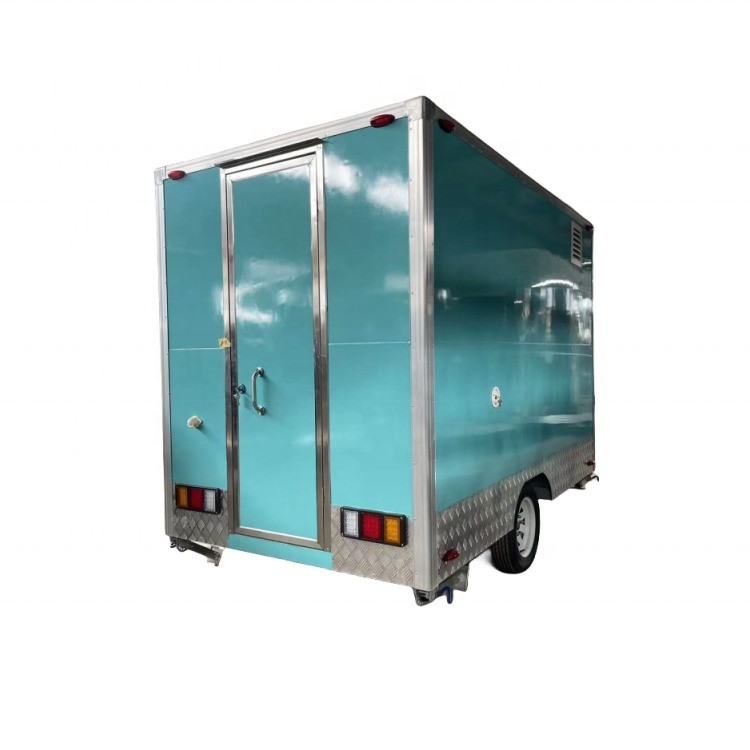3000*2100*2500MM Tensão 110V/220V Pizza Truck Bbq Cozinha Móvel Restaurante de fast food