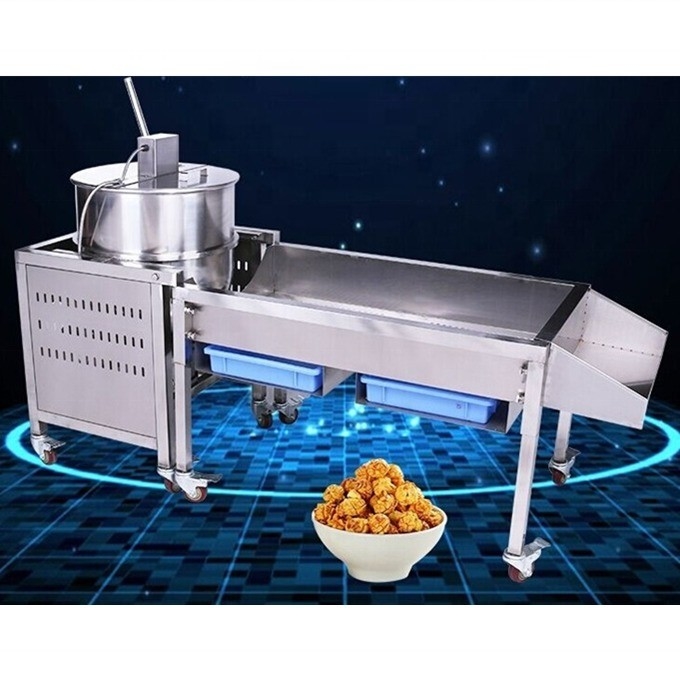 2022 Novas Peças de Máquina Popcorn de Design com Operação Fácil e Pan de Diâmetro 530mm