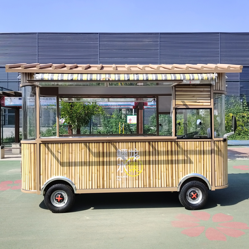 Combinação de Frango Fritado Móvel Elétrico com Cola Bebidas Café Sorvete Leite Chá e Snacks