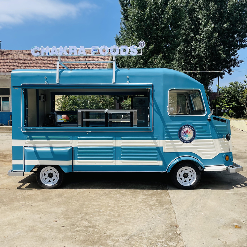 Refeições rápidas de uso múltipla Snack Catering Bebidas Café Caminhão Trailer Carrinho para fazendas 2023