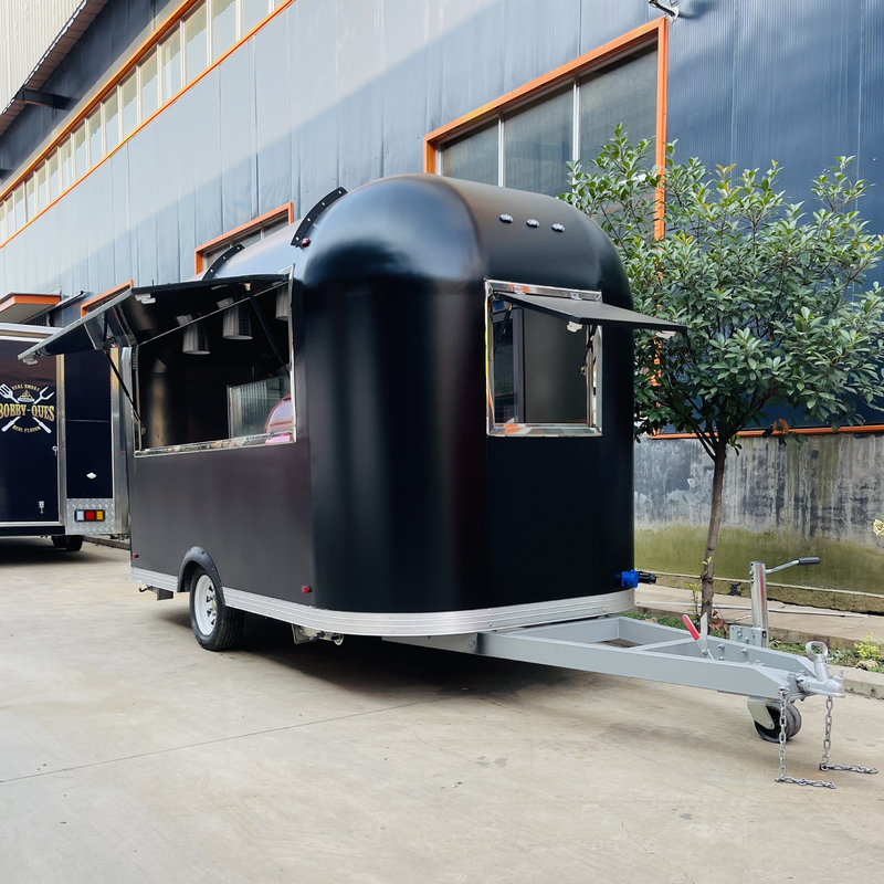 2023 Trailer móvel para lanches fast food bebidas sorvete café leite chá e durável